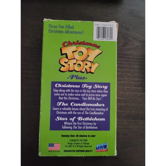 Disney Pixar Toy Story 1, 2 & Christmas VHS, Classic Animated Series Collection - Picture 11 of 12